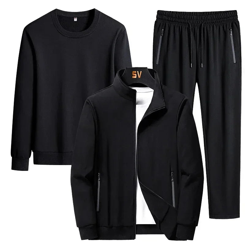 Men's Plus Size Sports Jacket Set