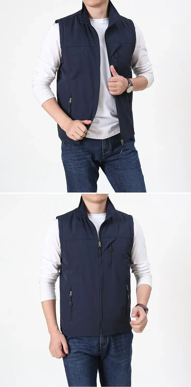 Men's sleeveless jacket