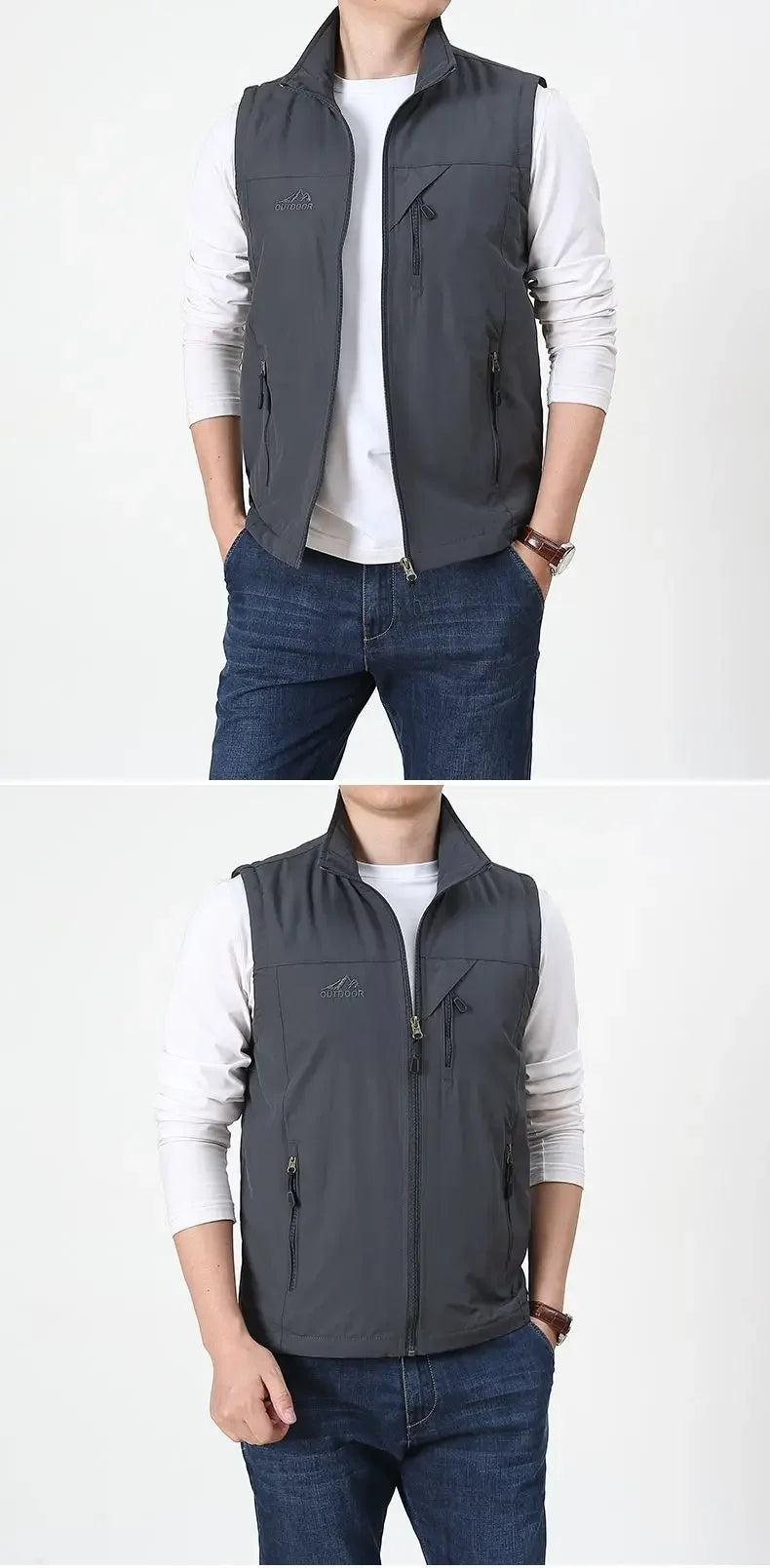 Men's sleeveless jacket