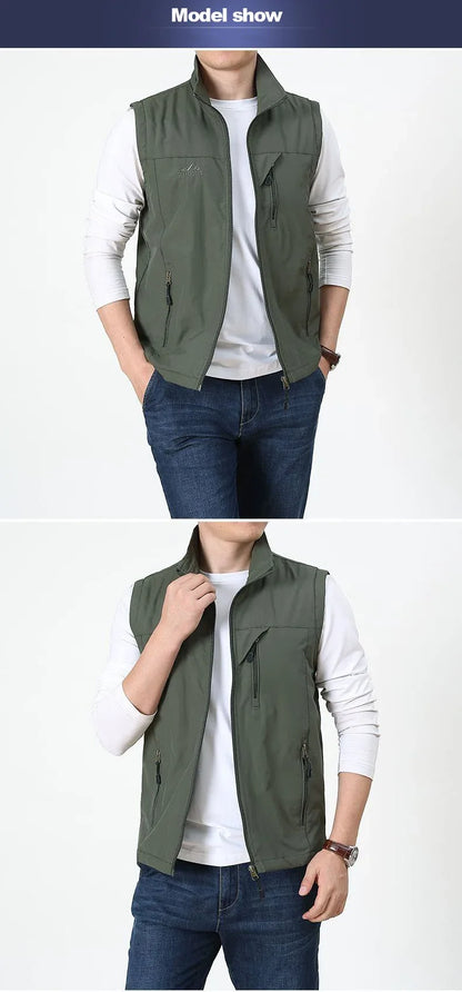 Men's sleeveless jacket