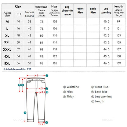 Summer Thin Soft Lyocell Fabric Jeans Men Loose Straight Wide Leg Pants Drawstring Elastic Waist Casual Trousers Plus Size M-5XL