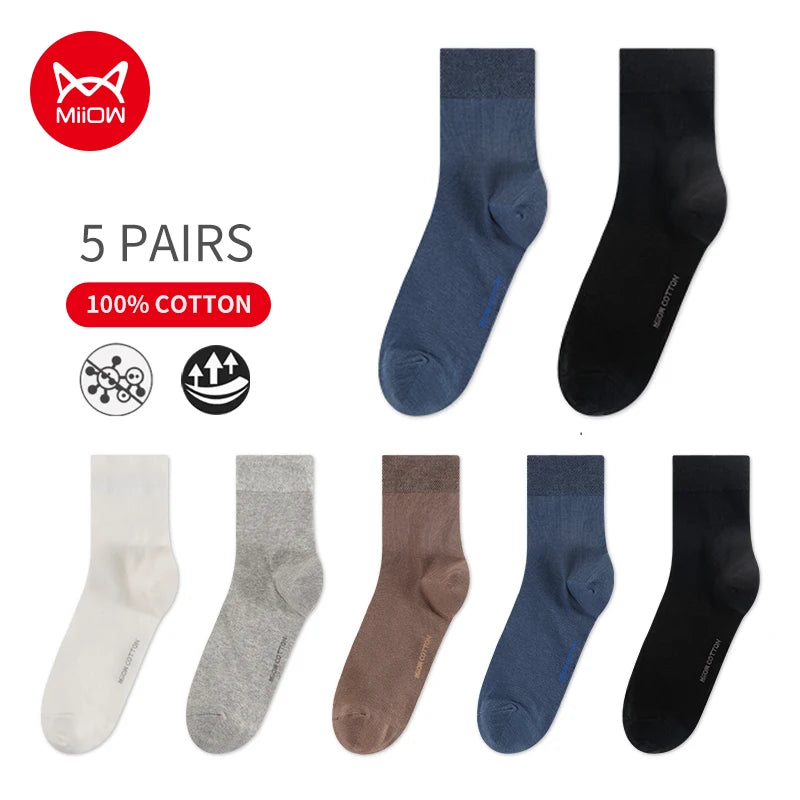 Men's Long Socks (5 Pairs)