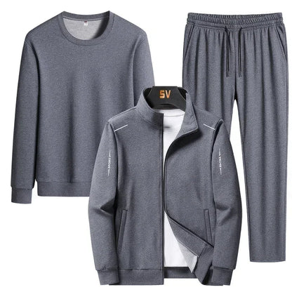 Men's Plus Size Sports Jacket Set