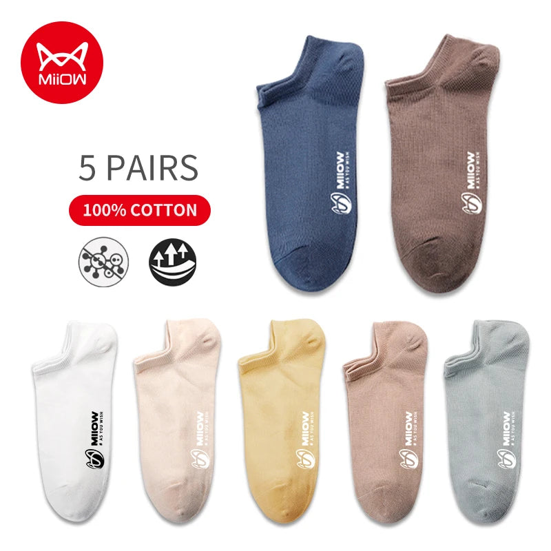 Men's short socks (5 pairs)