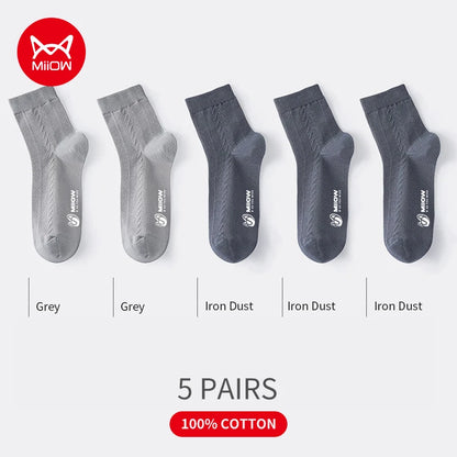 Men's Cotton Socks (5 Pairs)