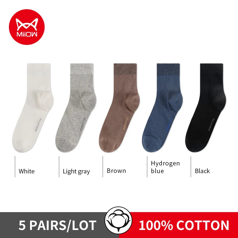 Men's Long Socks (5 Pairs)